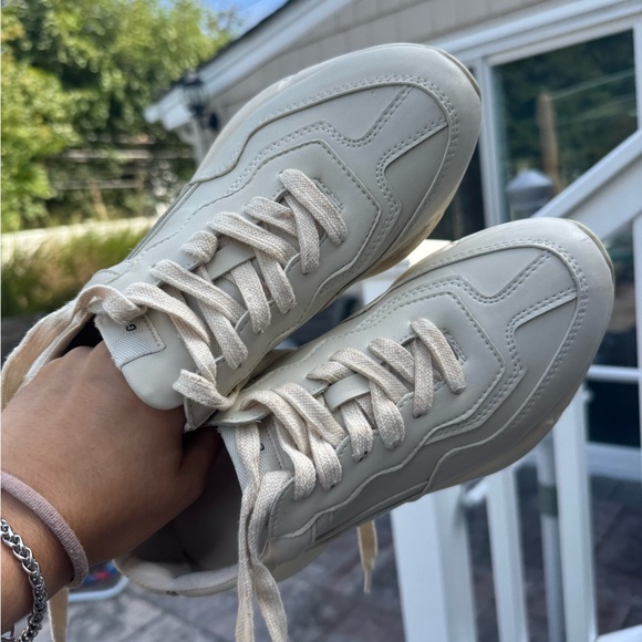 Gucci Shoes - Gucci Beige Rhyton Sneakers
